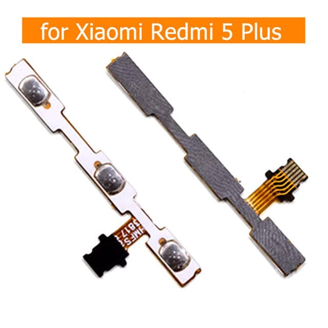 Xiaomi Redmi 5 Plus Power on / off Switch Button Side Volume Up Down Buttons Flex Cable Replacement Parts