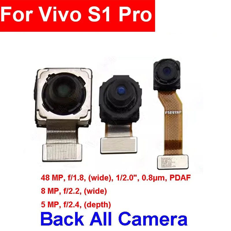 Rear Camera For Vivo S1 Pro Back View Main Big Backside Camera Module Flex Cable Replacement Repair Spare Parts