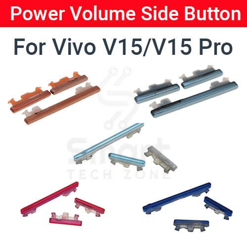 Power Volume Out Side Key Side Button For Vivo V15 V15 Pro External Volume Button + Power ON OFF