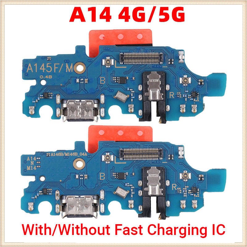 Charging Logic Board For Samsung Galaxy A14 4G 5G Charging Port For (SM-A145 SM-A146) USB Plug PCB Dock Connector Spare parts