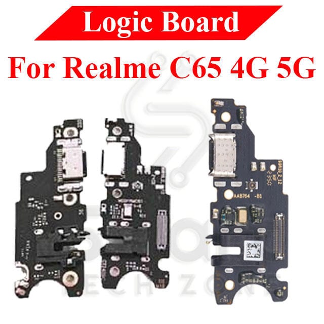 Charging Logic Board For Realme C65 4G 5G Charging Port USB Plug PCB Dock Connector Spare parts