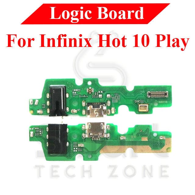 Charging Logic Board For Infinix Hot 10 Play Charging Port USB Plug PCB Dock Connector Spare parts