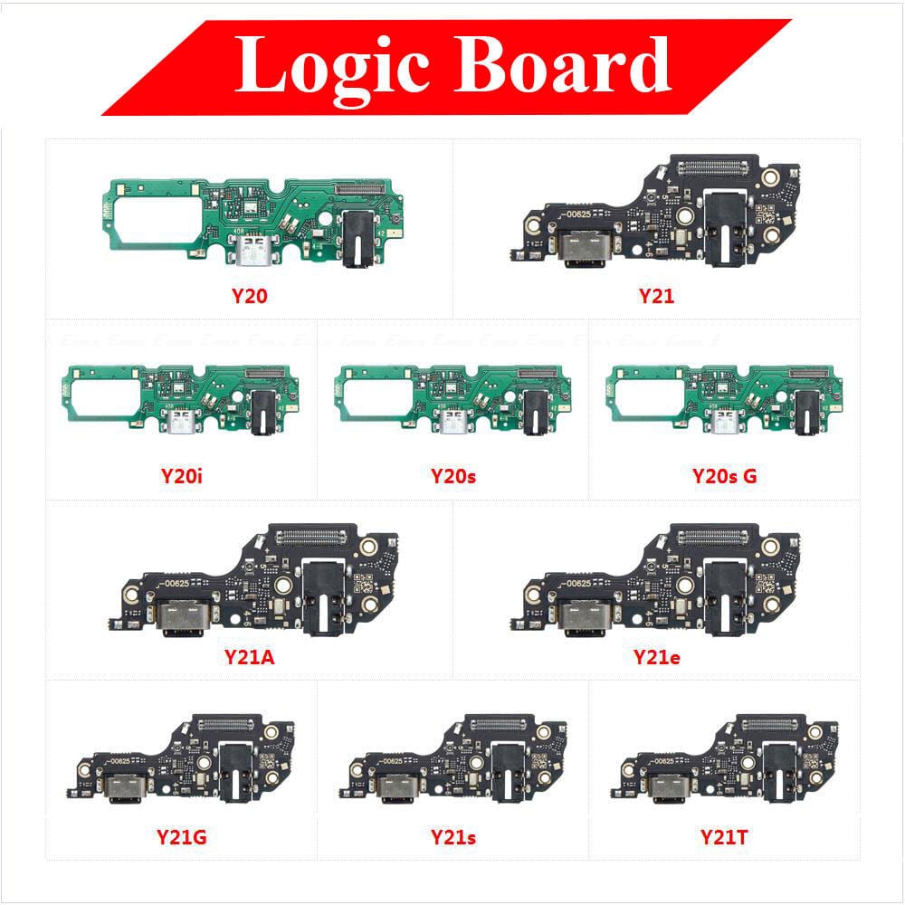 Charging Logic Board For Vivo Y20 Y20i Y20s G Y21 Y21A Y21e Y21G Y21s Y21T Charging Port USB Plug PCB Dock Connector Spare parts