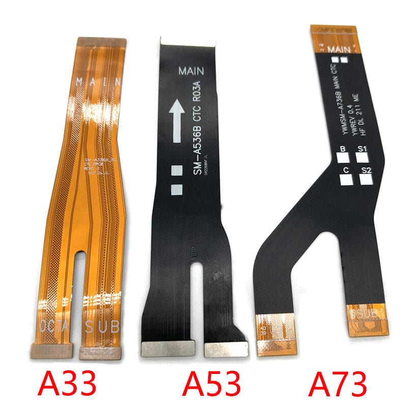 Mainboard Flex For Samsung A15 A25 A33 A35 A53 A55 A73 A24 A34 A54 5G Main Board Motherboard Connector LCD Flex Cable