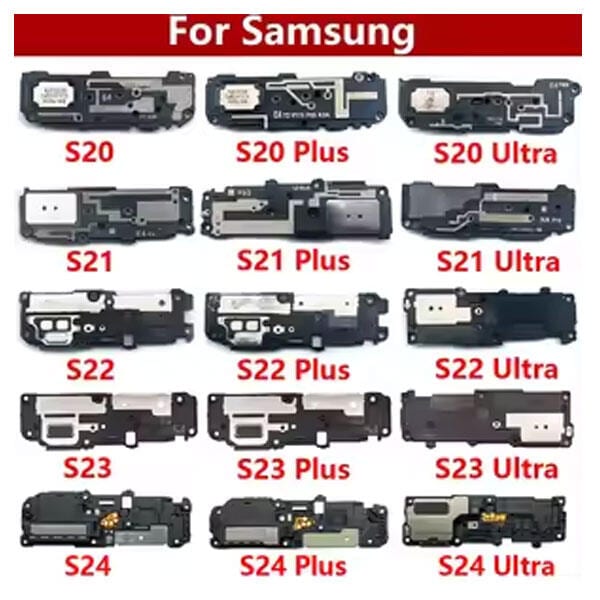 New For Samsung Galaxy S20 S20 Plus S20 Ultra S21 S21 Plus S21 Ultra S22 S22 Plus S22 Ultra S23 S23 Plus S23 Ultra S24 S24 Plus S24 Ultra Loudspeaker Buzzer Ringer Flex Cable Loud Speaker Phone Repair Parts