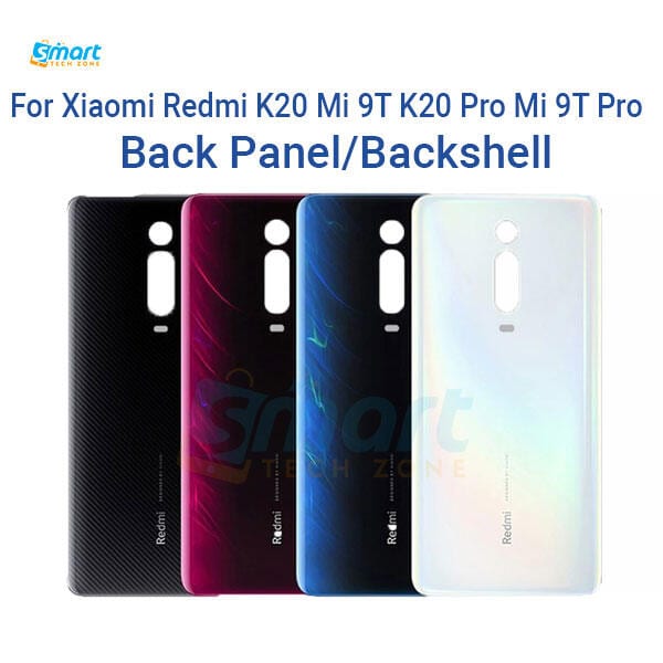 Replacement Backshell Panel for Xiaomi Redmi K20 Mi 9T K20 Pro Mi 9T Pro  Battery Back Door Back panel/Backshell