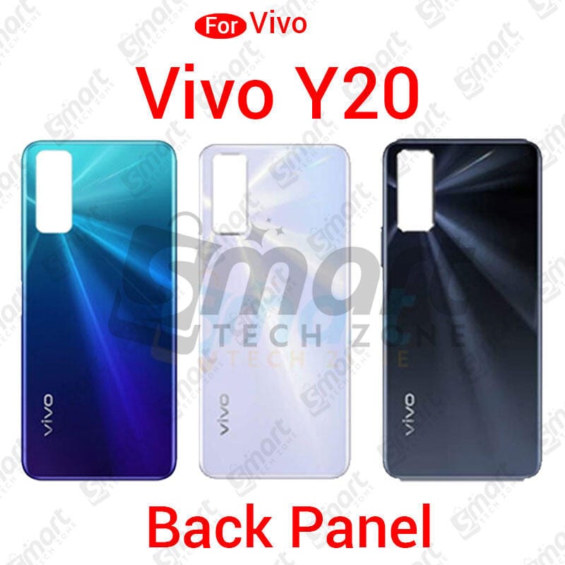 Vivo Y20 Back Housing Frame / Back Panel / Backshell / Without Camera Glass Replacement Spare Parts