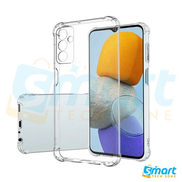 Shockproof Back Cover Case for Samsung Galaxy M01 M01s M02 M10 M11 M12 M13 M14 M20 M20s M31 M31s M33 M34 M54 M55| Raised Bump for Camera & Screen Protection (Transparent)