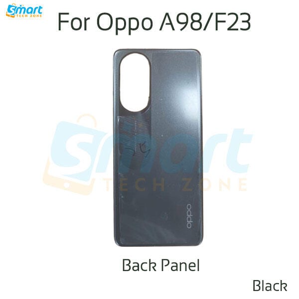 Compatible with Oppo A98 / F23 Side Frame and Back Panel + Camera Glass Lens + Outside Key Replacement Part