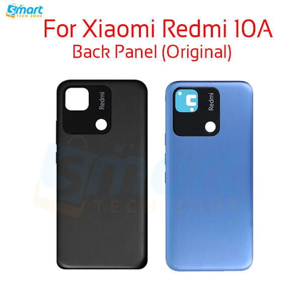 Xiaomi Redmi 10A Back Panel/Backshell/ Casing + Without Camera Lens + Side Buttons With Logo-All Colors Available