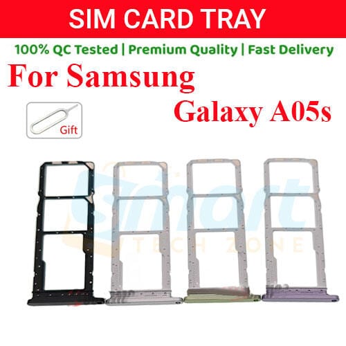 Samsung Galaxy A05s Sim Tray Micro SD Card Slot with Sim Ejector Pin Replacement Part