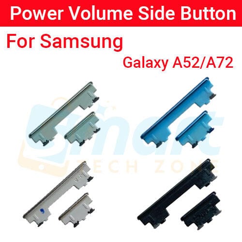 Power Volume Outside Key Side Button for Samsung Galaxy A52/A72 External Volume Button + Power ON/OFF