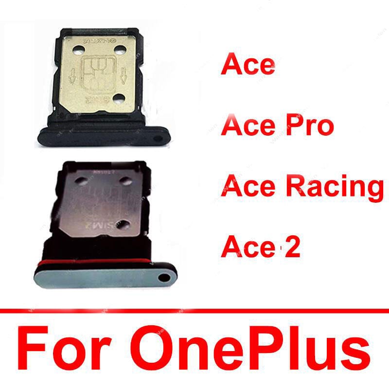Oneplus Ace Pro Ace 2 2V ACE Racing Sim Tray Micro SD Card Slot with Sim Ejector Pin Replacement Parts