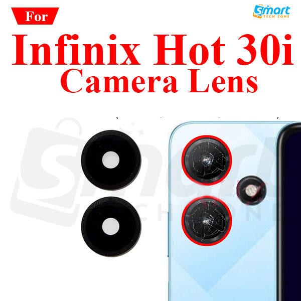 Back Rear Camera Lens Glass Compatible with Infinix Hot 20/20s/30i Camera Lens Glass Without Frame