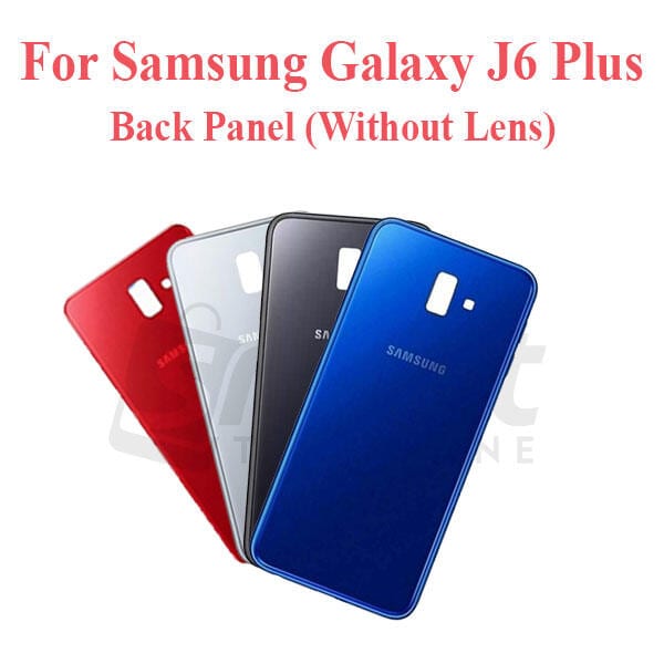 Samsung Galaxy J6 Plus Back Panel Without Camera Lens | Back Shell Casing With Logo | No Side Buttons | No Side Frame | SM-J610 | All Colors Available | Exact Fit