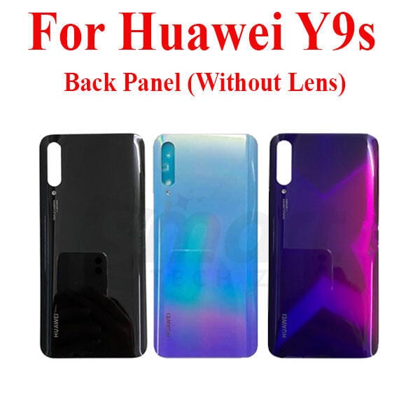 Huawei Y9s Back Panel/Backshell/ Casing + Without Camera Lens + Side Buttons With Logo-All Colors Available