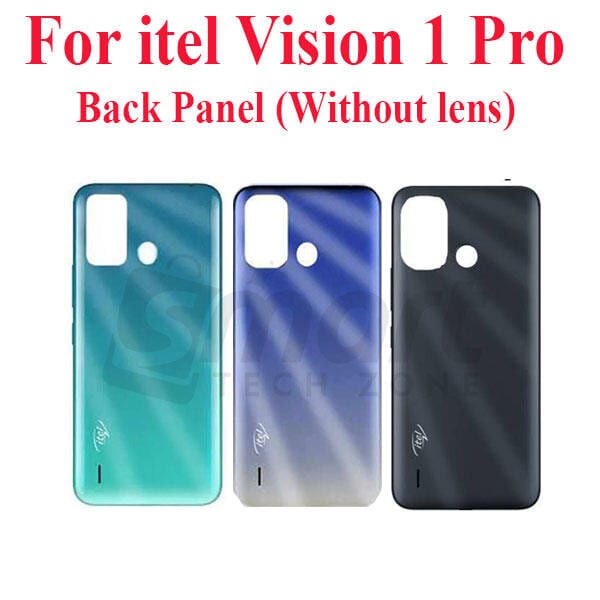 itel Vision 1 Pro Back Panel/Backshell/ Casing + Without Camera Lens + Side Buttons With Logo-All Colors Available