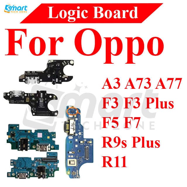 Charging Logic Board For Oppo A3 A73 A77 F3 F3 Plus F5 F7 R9s Plus R11 Charging Port USB Plug PCB Dock Connector Spare parts
