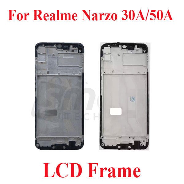 For Realme Narzo 30A/50A Only Front LCD Frame Housing Replacement Parts