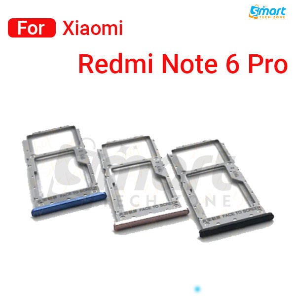 Xiaomi Redmi Note 6 Pro Sim Tray Micro SD Card Slot with Sim Ejector Pin Replacement Part
