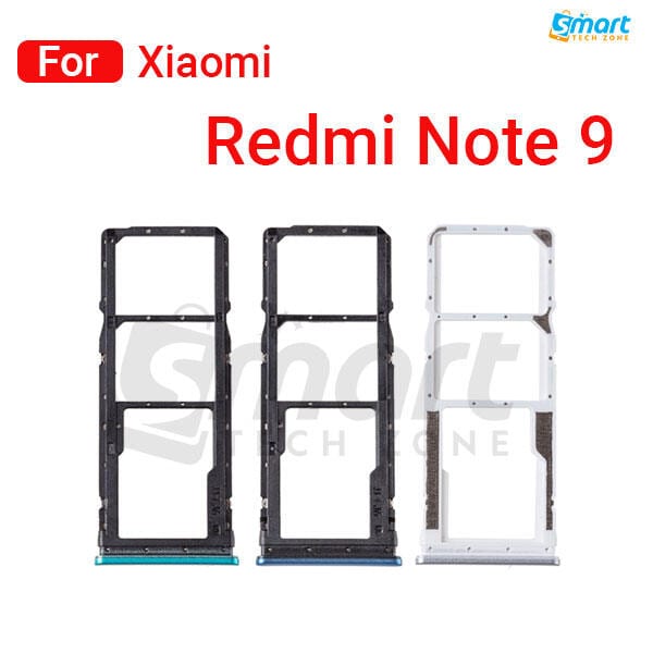 Xiaomi Redmi Note 9 Sim Tray Micro SD Card Slot with Sim Ejector Pin Replacement Part