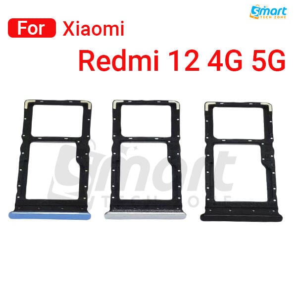 Xiaomi Redmi 12 4G 5G Sim Tray Micro SD Card Slot with Sim Ejector Pin Replacement Part