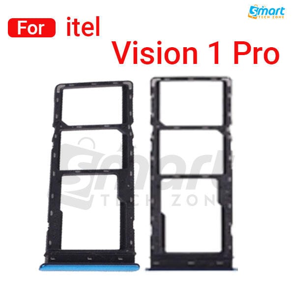 itel Vision 1 Pro Sim Tray Micro SD Card Slot with Sim Ejector Pin Replacement Part