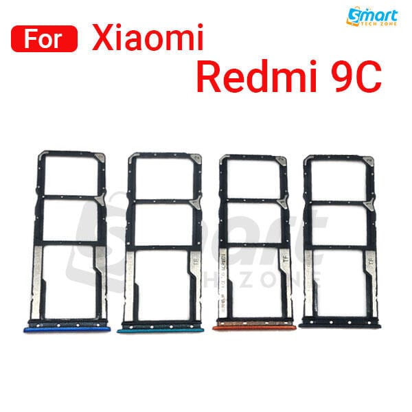 Xiaomi Redmi 9c Sim Tray Micro SD Card Slot with Sim Ejector Pin Replacement Part