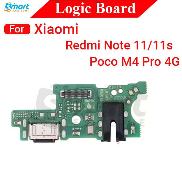 Charging Logic Board For Xiaomi Redmi Note 11/ 11s 4G Poco M4 Pro 4G Charging Port USB Plug PCB Dock Connector Spare parts