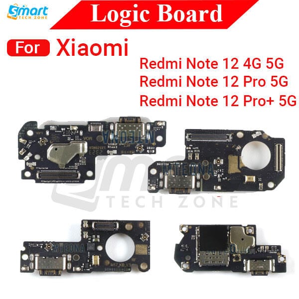 Charging Logic Board For Xiaomi Redmi Note 12 12 Pro 12 Pro Plus 4G 5G Charging Port For USB Plug PCB Dock Connector Replacement Parts
