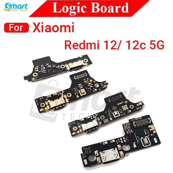 Charging Logic Board For Xiaomi Redmi 12/ 12C 4G 5G Charging Port USB Plug PCB Dock Connector Spare parts
