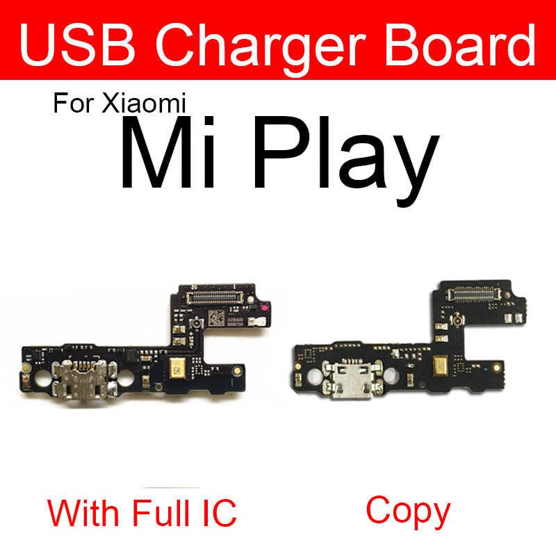 Charging Logic Board For Xiaomi Mi Play Charging Port USB Plug PCB Dock Connector Spare parts