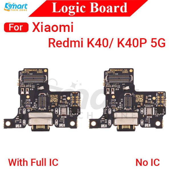 Charging Logic Board For Xiaomi Redmi K40/ K40p 5G Charging Port USB Plug PCB Dock Connector Spare parts