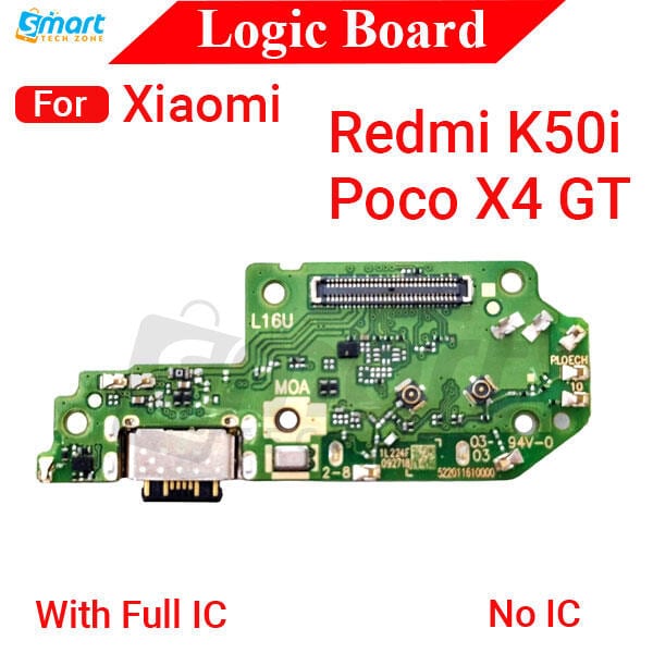 Charging Logic Board For Xiaomi Redmi K50i/ Poco X4 GT Charging Port USB Plug PCB Dock Connector Spare parts