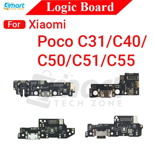Charging Logic Board For Xiaomi Poco C31 C40 C50 C51 C55 Charging Port USB Plug PCB Dock Connector Spare parts