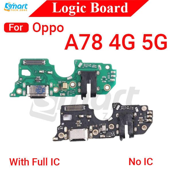 Charging Logic Board For Oppo A78 4G Charging Port USB Plug PCB Dock Connector Spare parts