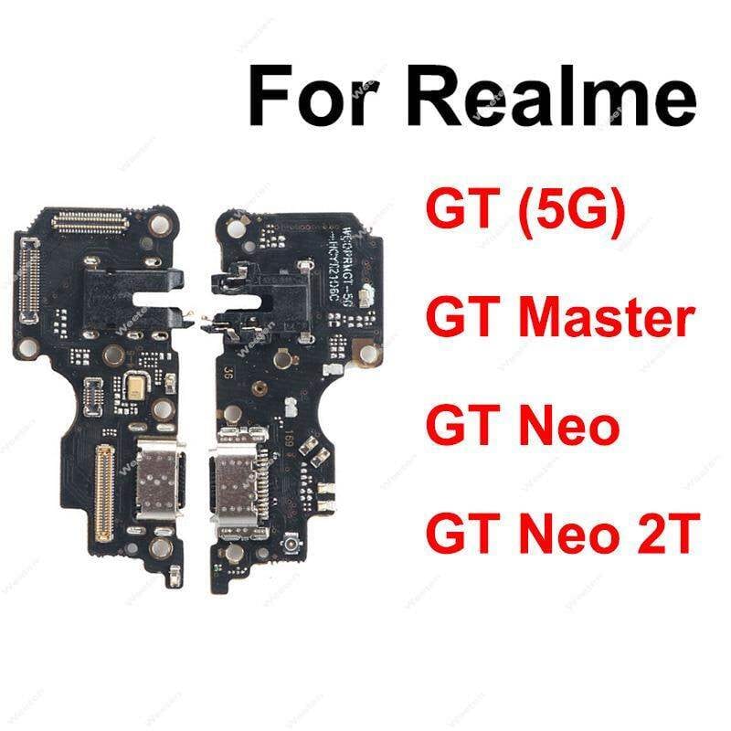 Charging Logic Board For Realme GT GT Neo 2T GT Master 5G Charging Port USB Plug PCB Dock Connector Spare parts