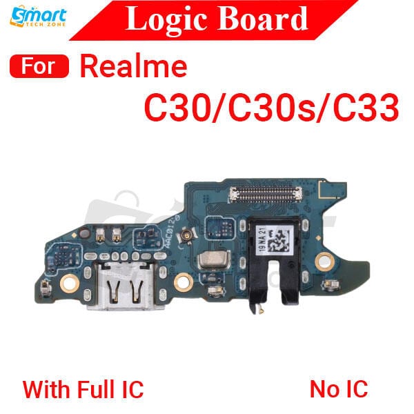 Charging Logic Board For Realme C30 C30s C33 Charging Port USB Plug PCB Dock Connector Spare parts