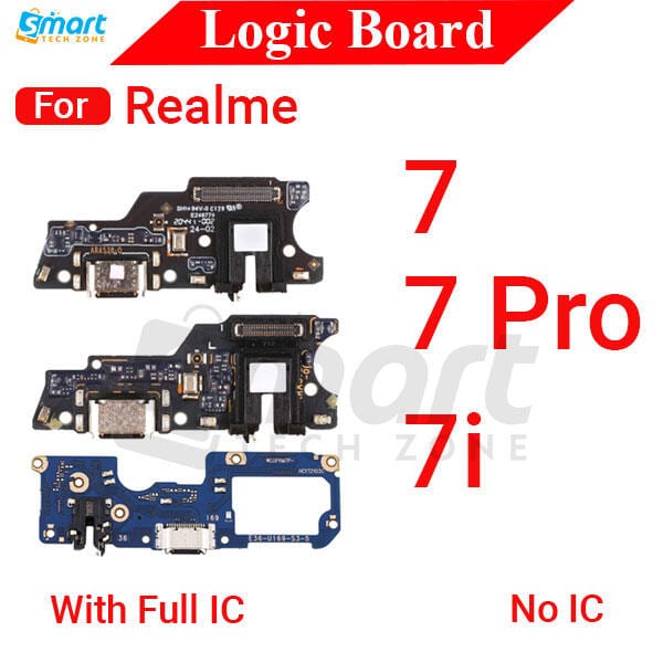Charging Logic Board For Realme 7 7i 7 Pro Charging Port USB Plug PCB Dock Connector Spare parts