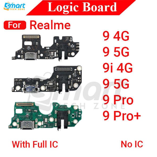 Charging Logic Board For Realme 9 9i 9 Pro 9 Pro Plus 4G 5G Charging Port USB Plug PCB Dock Connector Spare parts