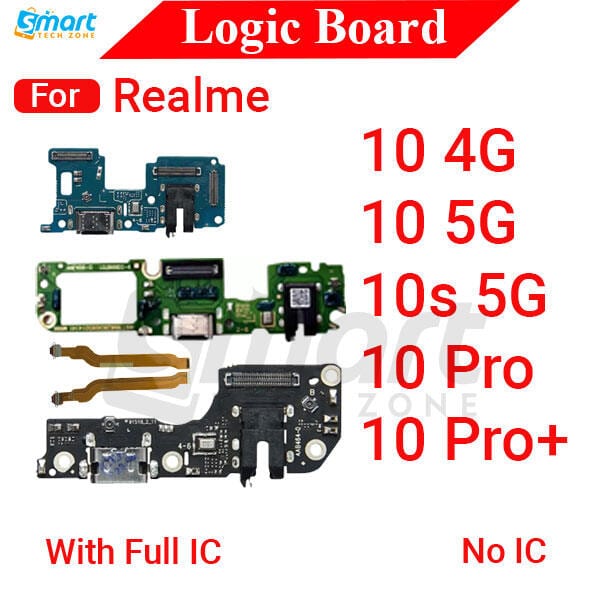 Charging Logic Board For Realme 10 10s 10 Pro 10 Pro Plus 4G 5G Charging Port USB Plug PCB Dock Connector Spare parts