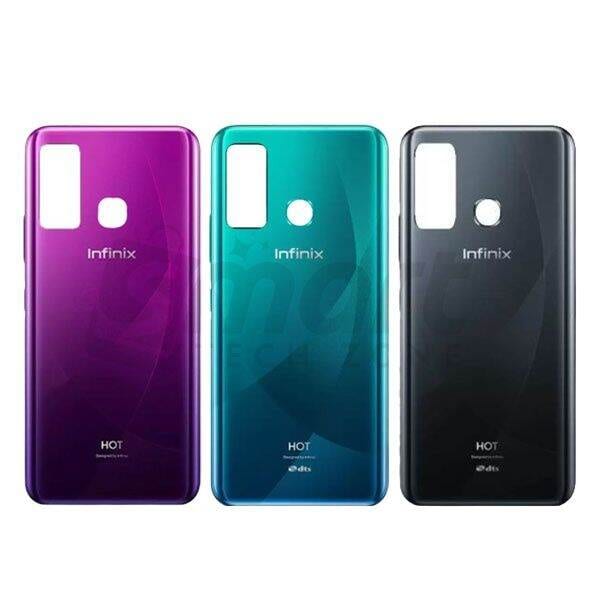 Infinix Hot 9 Back Panel/Backshell/ Casing + Without Camera Lens + Side Buttons With Logo-All Colors Available