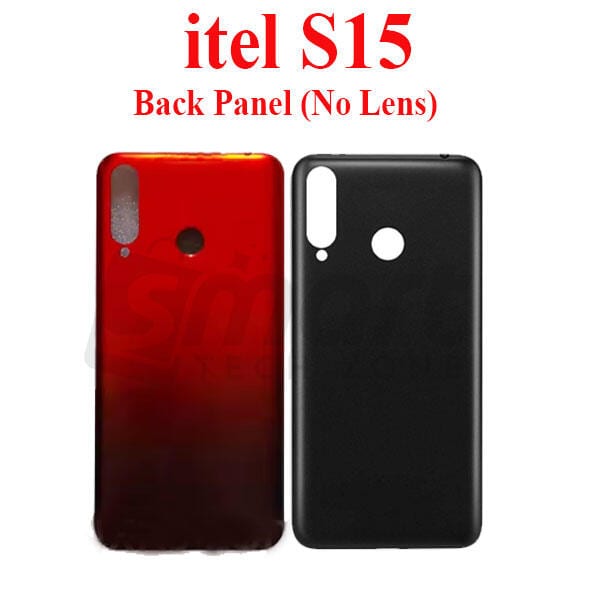itel S15 Back Panel/Backshell/ Casing + Without Camera Lens + Side Buttons With Logo-All Colors Available