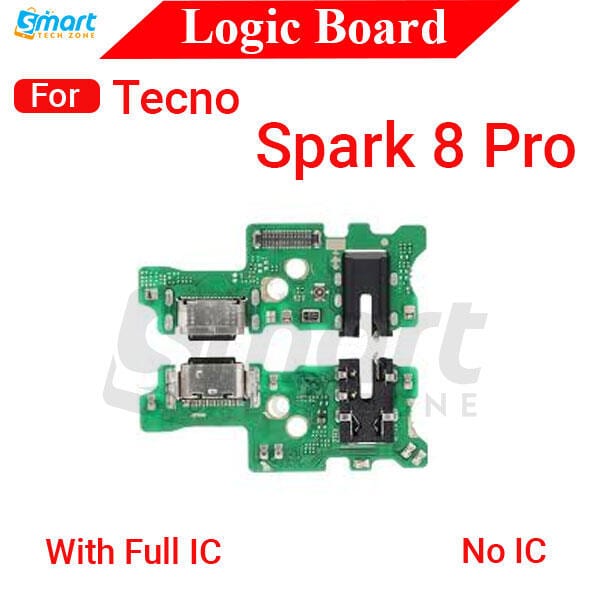 Charging Logic Board For Tecno Spark 8 Pro Charging Port USB Plug PCB Dock Connector Spare parts