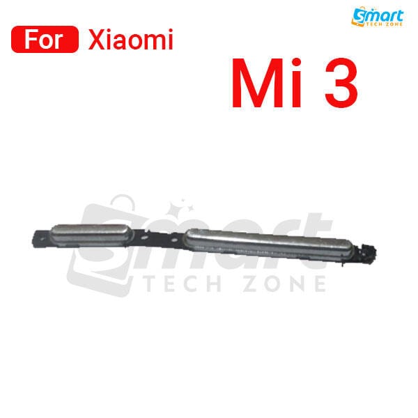 Power Volume Out Side Key Side Button For Xiaomi Mi 3 External Volume Button + Power ON OFF