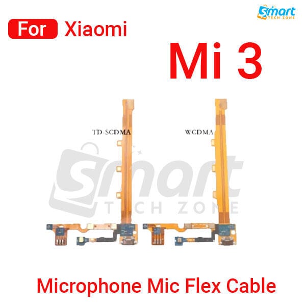 USB Charging Dock Charge Port Jack Plug Microphone Mic Flex Cable Ribbon Board For Xiaomi Mi 3 Mi3 M3 WCDMA Version