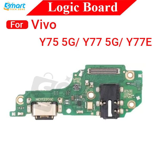 Charging Logic Board For Vivo Y75 Y77 Y77E 5G Charging Port USB Plug PCB Dock Connector Spare parts