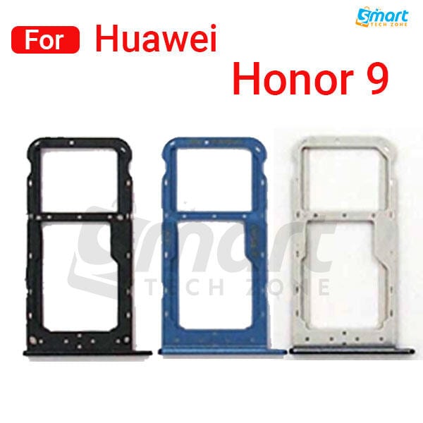 For Huawei Honor 9 Sim Tray Micro SD Card Slot with Sim Ejector Pin Replacement Parts