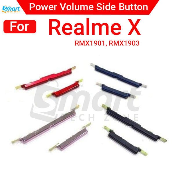 Power Volume Outside Key Side Button for Realme X RMX1901 RMX1903 External Volume Button + Power ON/OFF