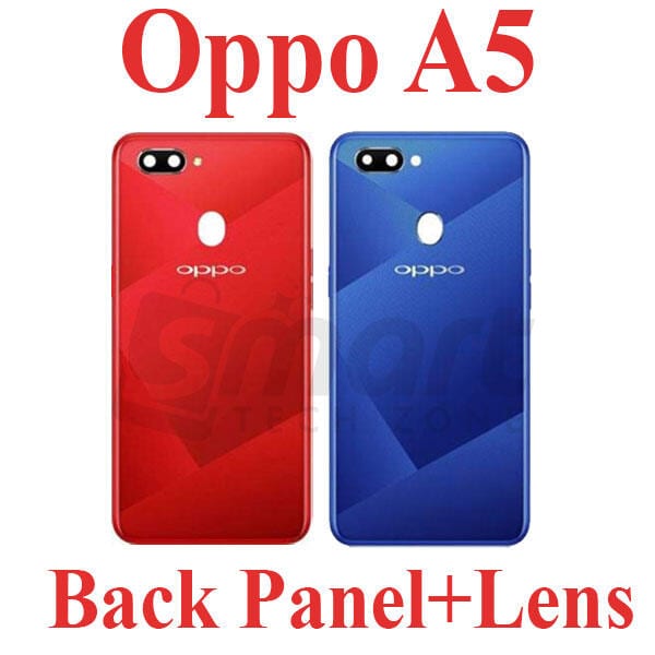 Oppo A5 Back Panel/Backshell/ Casing + With Camera Lens + Side Buttons With Logo-All Colors Available